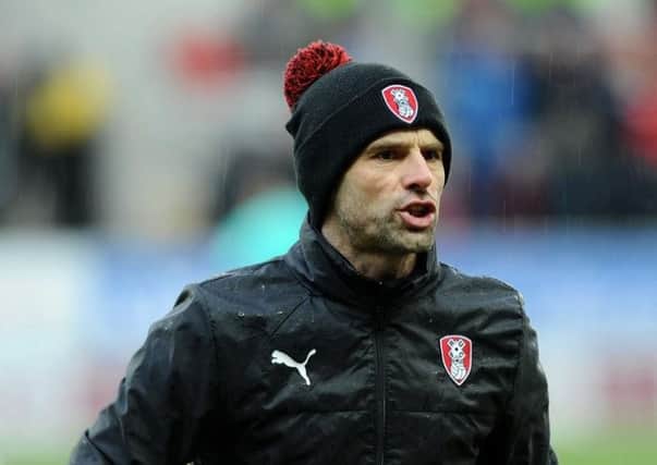 Relaxed: Rotherham United manager Paul Warne.