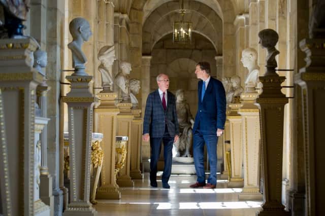 The Hon. Nicholas Howard with Edward Harley, chairman of the Acceptance in Lieu panel, at Castle Howard
