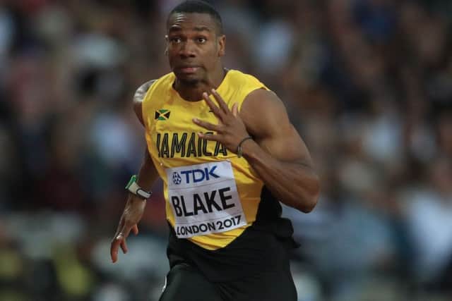 Jamaica's Yohan Blake The Jamaican, running in the heats last night, is a danger to Bolt in London.