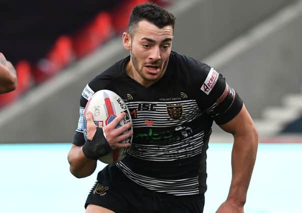 Jake Connor inspired Hull FC to victory. (Picture: Bruce Rollinson)