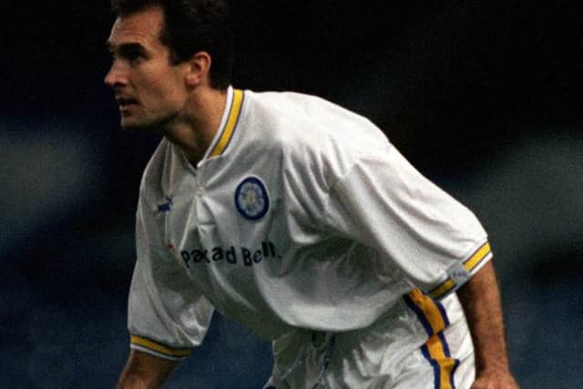 Tony Dorigo playing for Leeds United