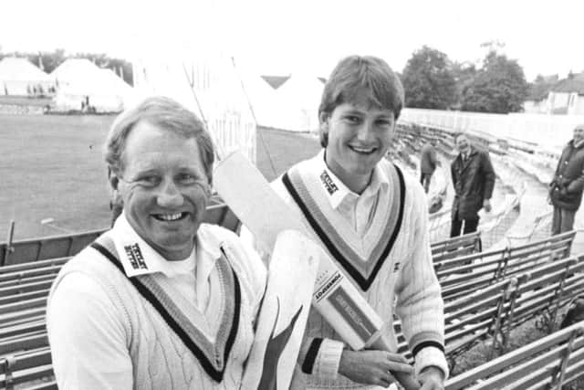 March 1990

David Bairstow and Martyn Moxon.