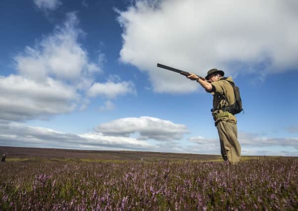 The grouse shooting season started on Saturday.
