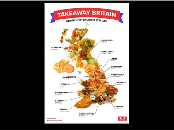 Britain's favourite takeaways have been revealed.
