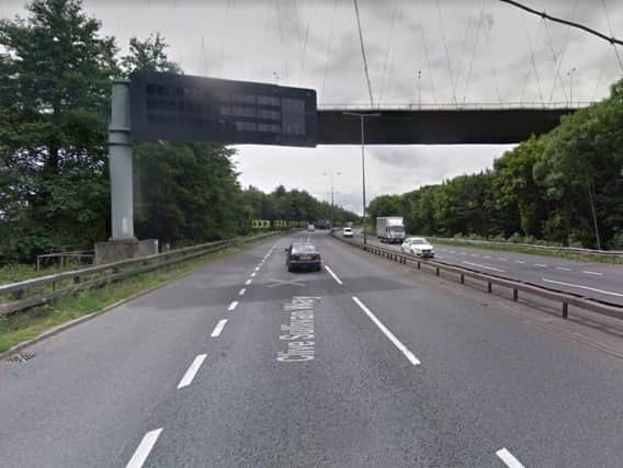 The crash happened on the A63 near the Humber Bridge. Picture: Google