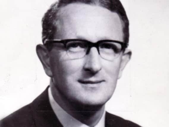 Professor Geoffrey Sims in 1974