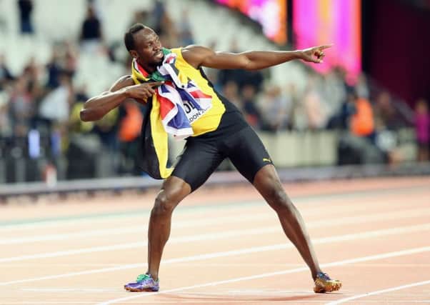 Jamaica's Usain Bolt poses after his last 100m Men's final during day two of the 2017 IAAF World Championships at the London Stadium. PRESS ASSOCIATION Photo. Picture date: Saturday August 5, 2017. (Picture: Martin Rickett/PA Wire)