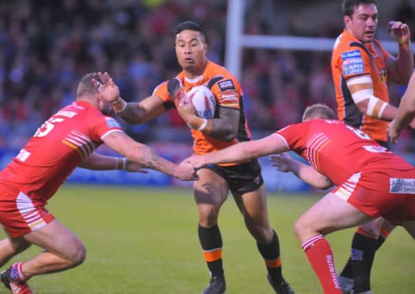Ben Roberts on a run for Castleford (Picture: Steve Riding)
