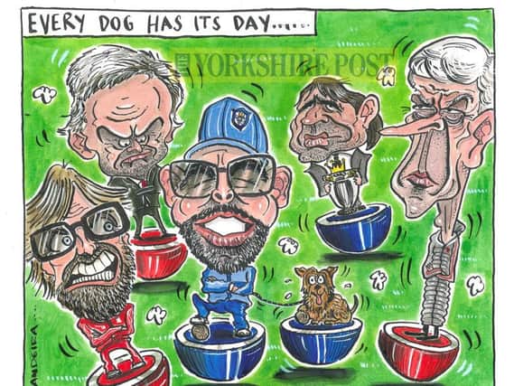 This brilliant cartoon from our artist Graeme Bandeira celebrates today's Premier League debut for Huddersfield Town.