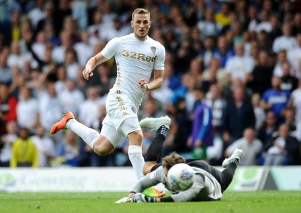 Chance gone: 
Leeds United's Chris Wood has his effot saved by Preston's Chris Maxwell

Picture: Jonathan Gawthorpe