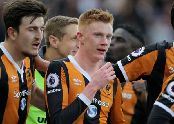 Hull City's Sam Clucas (centre) is wanted by a host fo Premier League clubs (Picture: PA)