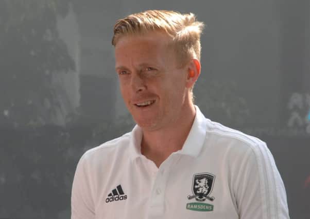 Middlesbrough manager Garry Monk.