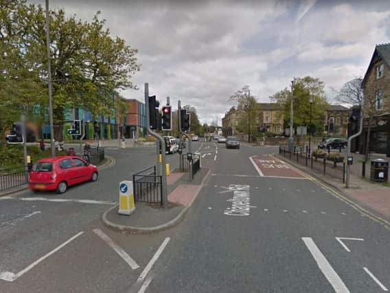 The crash happened in Chapeltown Road, near the junction with Reginald Terrace and Harehills Avenue. Picture: Google