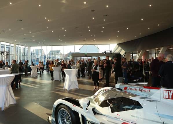 Guests at the launch of the new Lookers Audi garage.