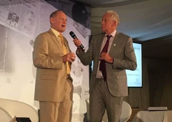 An evening with Geoffrey Boycott was a perfect end to the week for Julian.