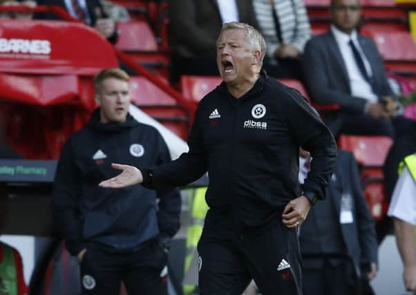 Sheffield United manager Chris Wilder wants his players to complement good performances with good results (Picture: Simon Bellis/Sportimage).