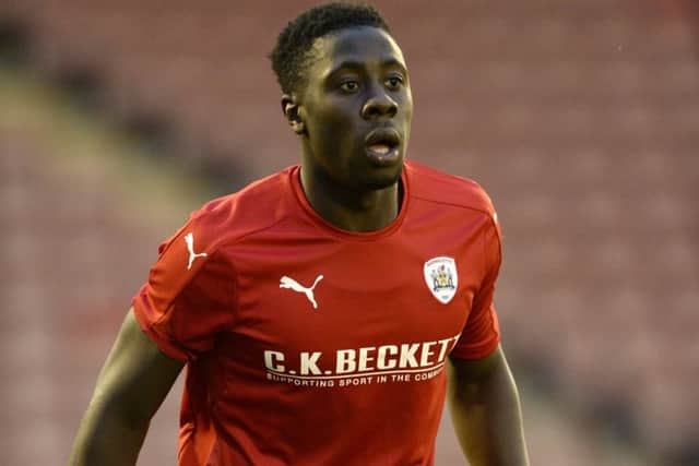 Barnsley's Andy Yiadom (Picture: Bruce Rollinson).
