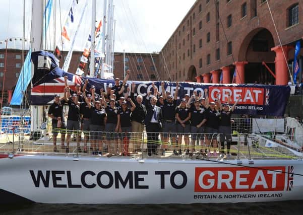 The naming ceremony for GREAT Britain at Albert Docks, Liverpool, ahead of this Sundays start of the Clipper Race. Picture: Tim Goode/PA Wire