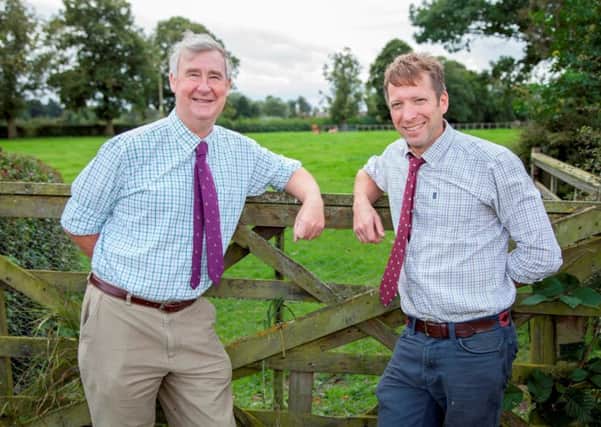(L-R) Peter Wright and Julian Norton, stars of Channel 5 series The Yorkshire Vet, will be the main attractions at The Yorkshire Vet at Countryside Live in Harrogate on October 21-22.