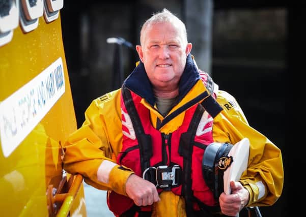 Mike Russell is retiring as coxswain of Whitby RNLI. Pictures: Ceri Oakes