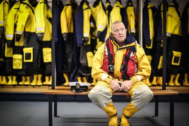 Mike Russell has been with Whitby RNLI since 1987.