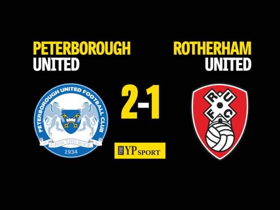 Peterborough United 2-1 Rotherham United