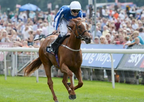 Queen Kindly, ridden by Jamie Spencer, seen winning the Sky Bet Lowther Stakes at York in August of last year (Picture: Anna Gowthorpe/PA Wire).