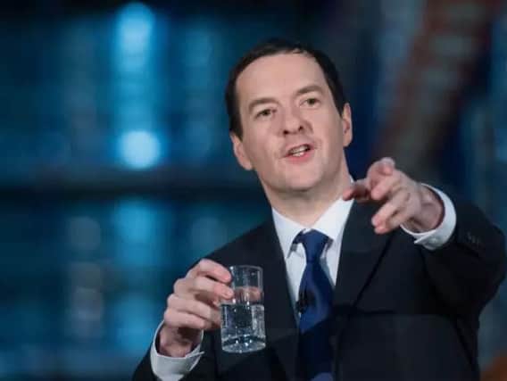 George Osborne wants the government to give a commitment on high-speed rail links in the north.