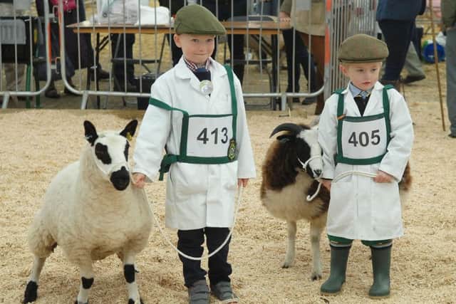 Young sheep farmers at the 2016 show. All the usual competition classes will be returning at this year's event on October 21-22.