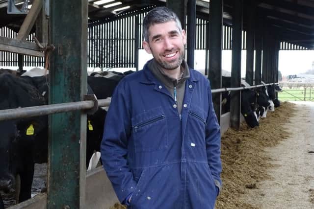 North Yorkshire dairy farmer, Paul Tompkins.