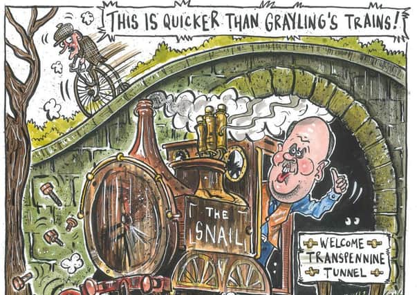 Graeme Bandeira's cartoon on Chris Grayling
