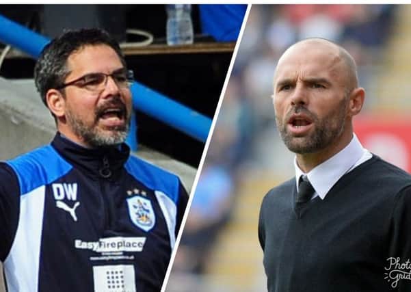 WE MEET AGAIN: Huddersfield's David Wagner comes up against Rotherham's Paul Warne on Wednesday night.