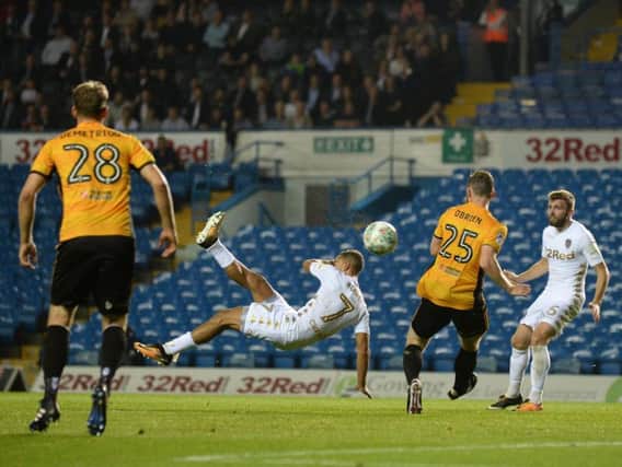 Kemar Roofe scored his third goal with an overhead kick