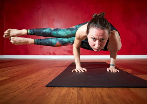 Twists and turns: Anne Marie Gordon moved into yoga whilst living in New York to cope with a stressful lifestyle. Picture: Porl Medlock