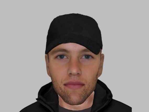 An E-Fit image of the suspect.
