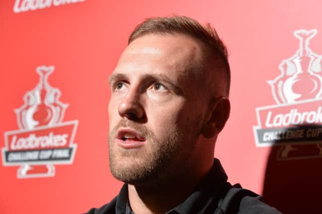 Hull FC's Liam Watts at the Challenge Cup final media day.
 (Picture: Bruce Rollinson)