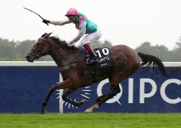 Enable remains on course to try for a fourth top-level success of the season in the Darley Yorkshire Oaks at York read Julian Herbert/PA.