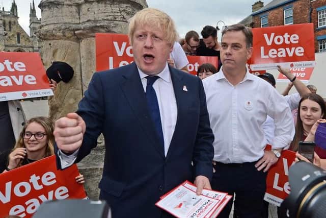 Boris Johnson was a key voice at the front of the Leave campaign.