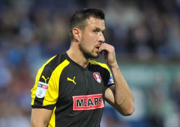 Bidding for place: Rotherham 
United's Richard Wood. 
Picture: Tony Johnson