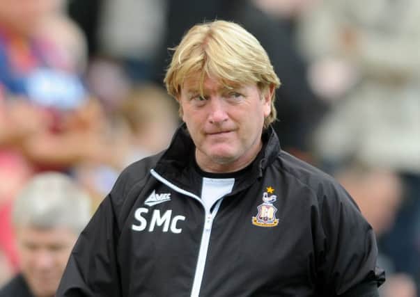 Bantams chief Stuart McCall: Scouring the market.