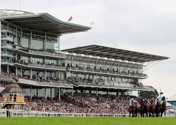 Runners and riders in action during day three of the 2017 Yorkshire Ebor Festival at York Racecourse (Picture: Simon Cooper/PA Wire)