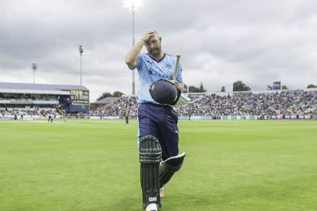 Yorkshire's Adam Lyth shone with the bat for Yorkshire Vikings, but it still couldn't earn a place in the knockout stages. Picture: Allan McKenzie/SWpix.com