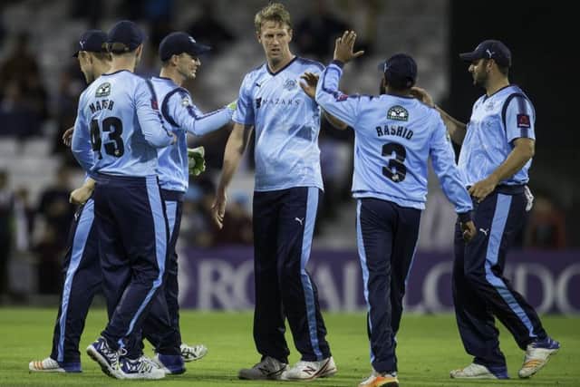 Yorkshire's players finished fifth in the North Group of the NatWest T20 Blast. Picture: Allan McKenzie/SWpix.com