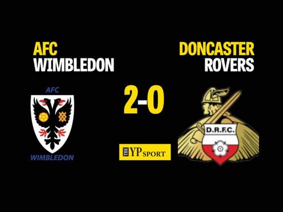 AFC Wimbledon 2-0 Doncaster Rovers