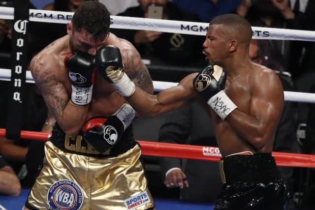 Got him: Badou Jack on the way to victory against Nathan Cleverly.
Picture: AP Photo/Eric Jamison