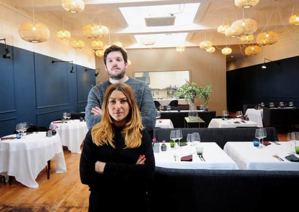 Elizabeth Cottam and Mark Owens, pictured in their new restaurant in Kirkgate, in Leeds city centre.