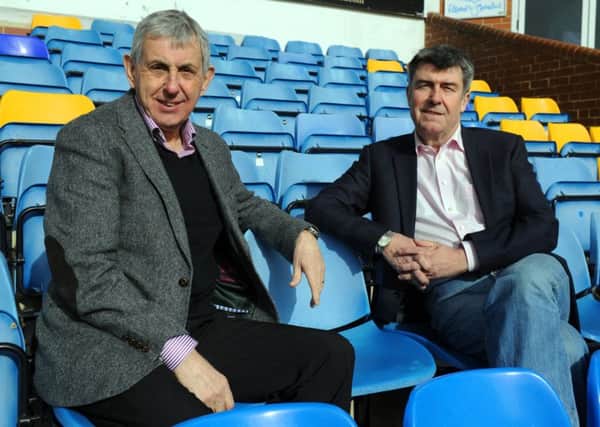 Sir Ian McGeechan (left) and David Dockray, chairman for Yorkshire Carnegie at Headingley (Picture: Gary Longbottom)