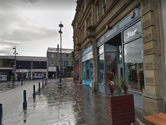 The man was assaulted outside Verve in Byram Street, Huddersfield. Picture: Google