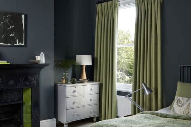 Lined curtains help insulate a room.