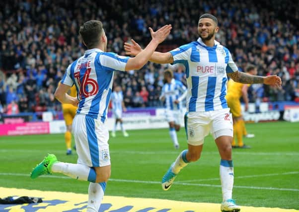Huddersfield Town's Nahki Wells is set to join Burnley (
Picture: Jonathan Gawthorpe)